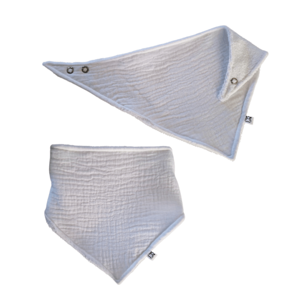 Muslin Bandana Bibs White