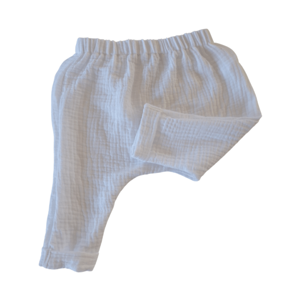 Muslin Harem Pants White