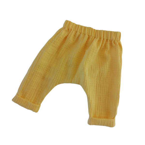 Muslin Harem Pants Yellow