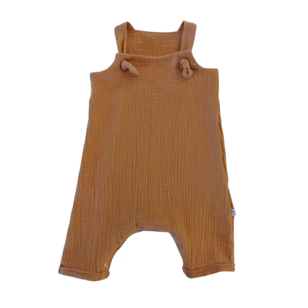 Muslin Romper Rust Brown