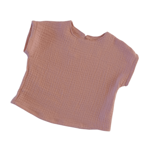 Muslin Top Dusty Pink