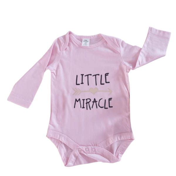 Onesies Pink Little miracle