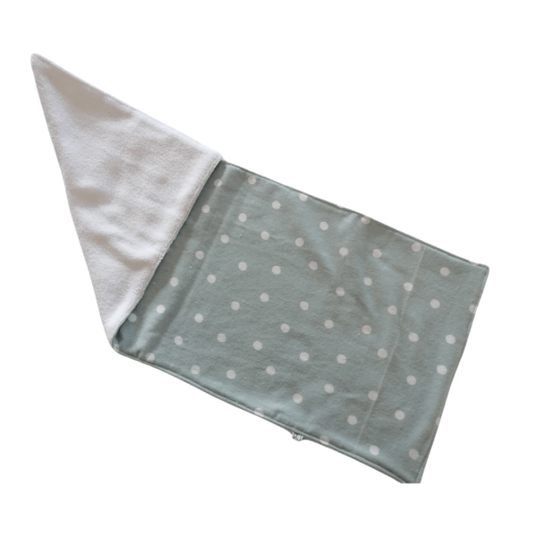 Rectangular Burpees Grey Polka Dots