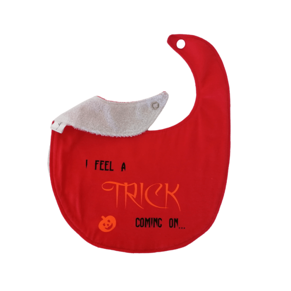 Halloween Reversible Bibs Feel a Trick