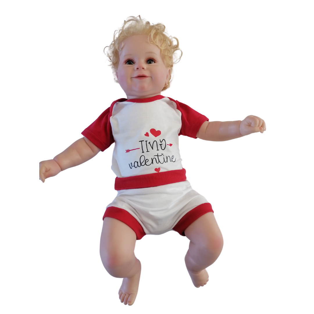 Valentine Onesie Model
