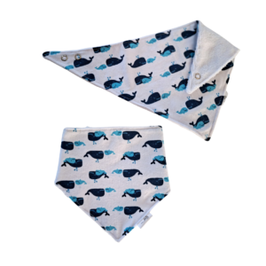 Bandana Bib - Whales