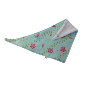 Bandana Bib - Pink Owls