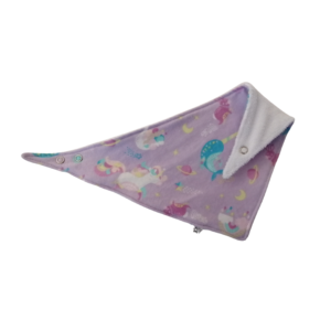 Bandana Bib - Purple Unicorn