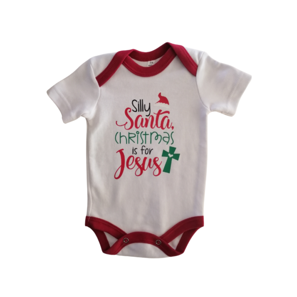 Christmas Onesies - White/Red - Image 2